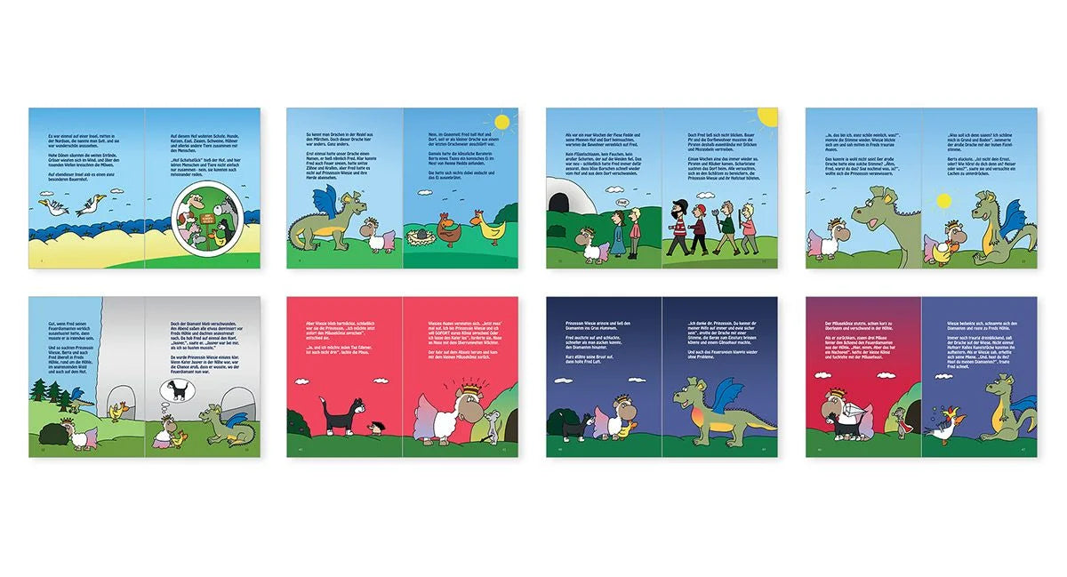 Wiesje und der Feuerdiamant + Plüsch-Drache Fred