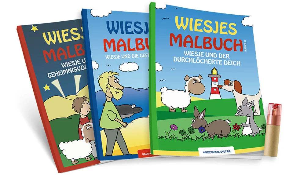 Das große Wiesje Malbuch-Paket