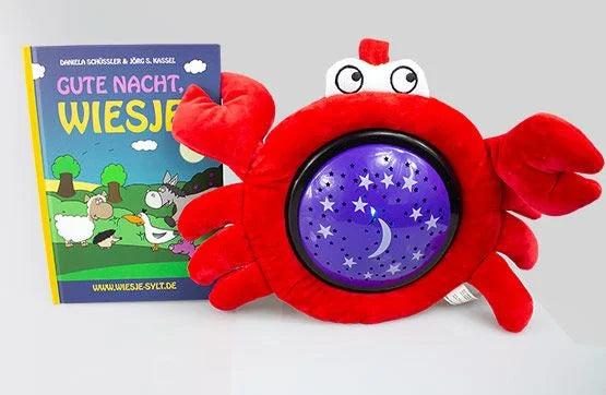 Gute Nacht, Wiesje! Buch + Nachtlicht Krabbe