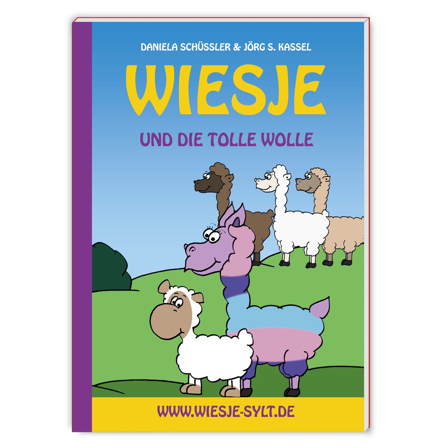 Wiesje und die tolle Wolle - Kinderbuch plus Alpaka Sieglinde als Kuscheltier