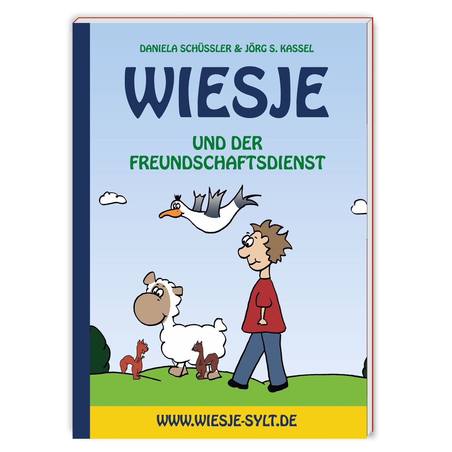 Wiesje und der Freundschaftsdienst - Kinderbuch + Kuscheltier Eichhörnchen Hermann