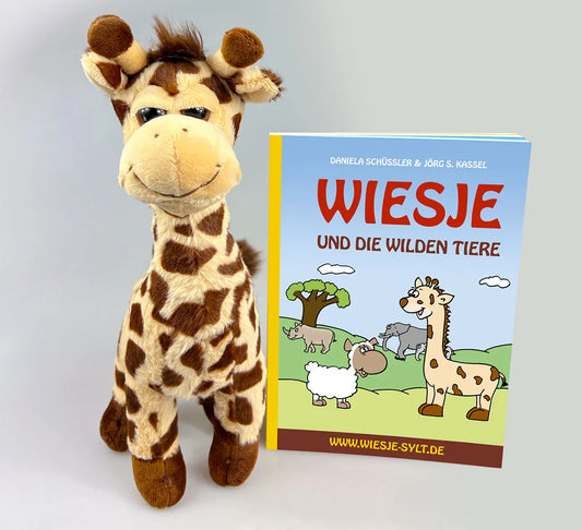 Wiesje und die wilden Tiere + Giraffe Josefine als Kuscheltier