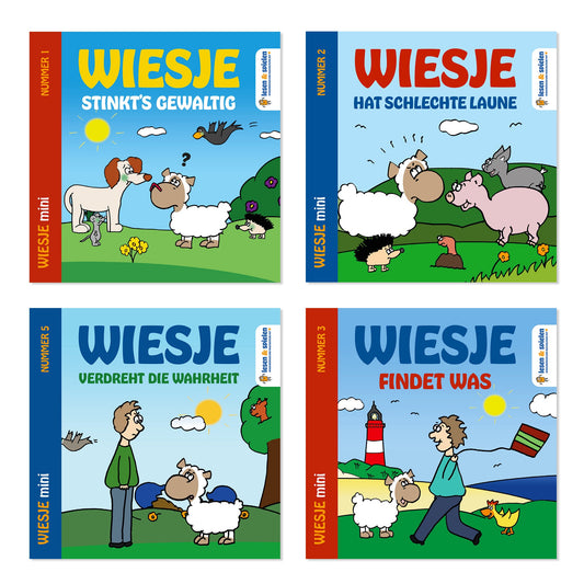 4er Spar-Set Wiesje Mini-Bücher