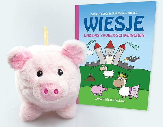 Wiesje und das Zauber-Schweinchen + Plüschtier-Sparschwein